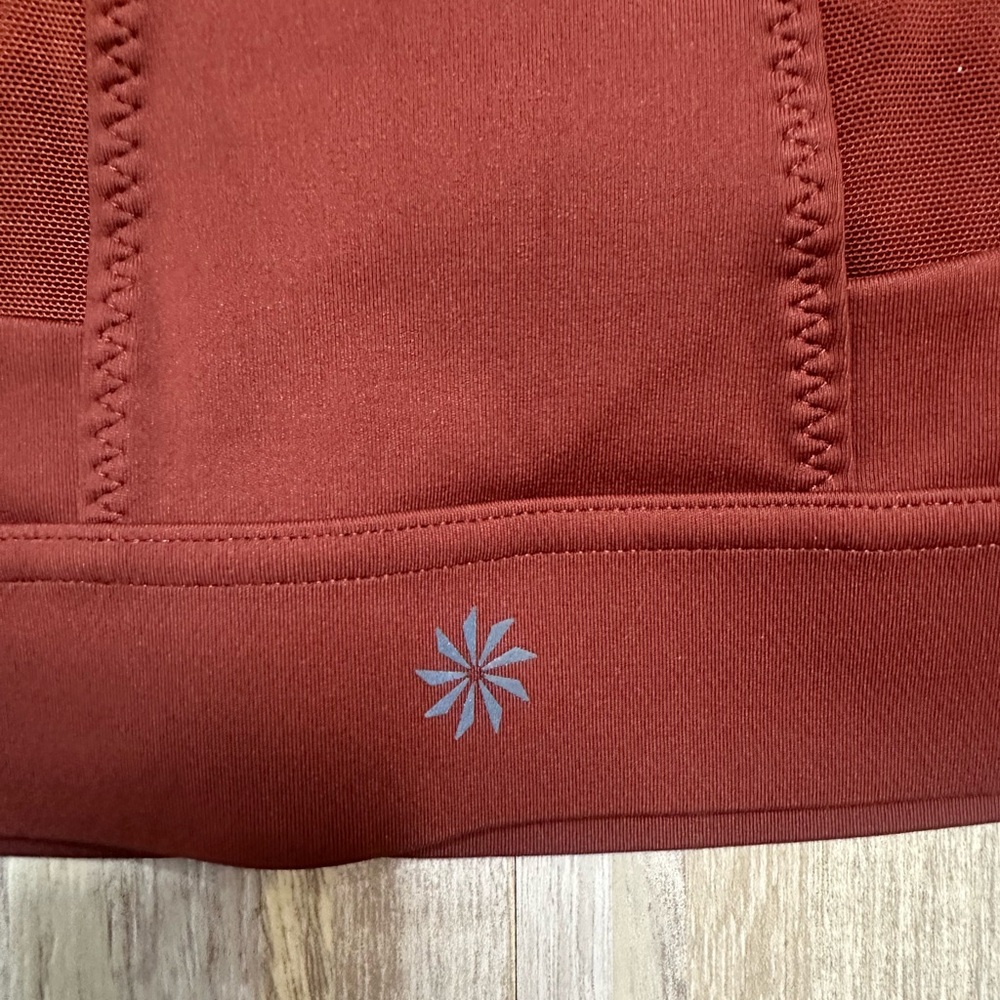 Athleta Hustle II Bra in Rust, Size 34B/C - Picture 5 of 11